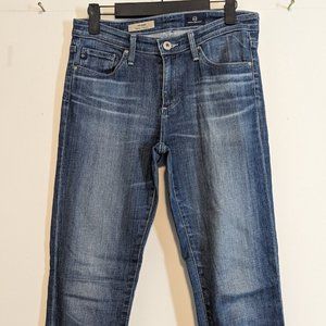 Pre-Loved Adriano Goldschmied Women's The Prima Mid-Rise Cigarette Size 26R